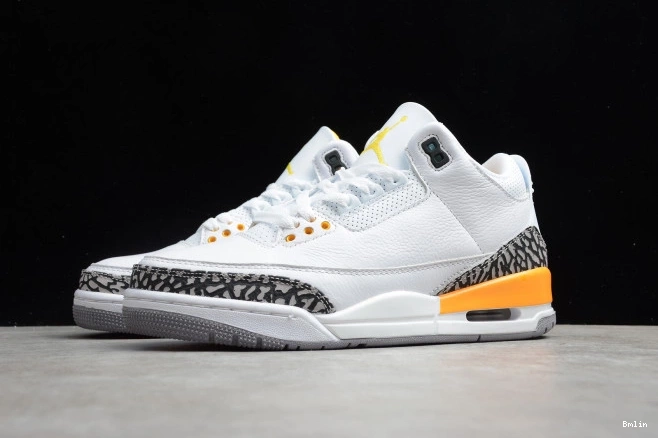 Bmlin (W) ORANGE AIR 3 LASER JORDAN CK9246-108 RETRO 0630